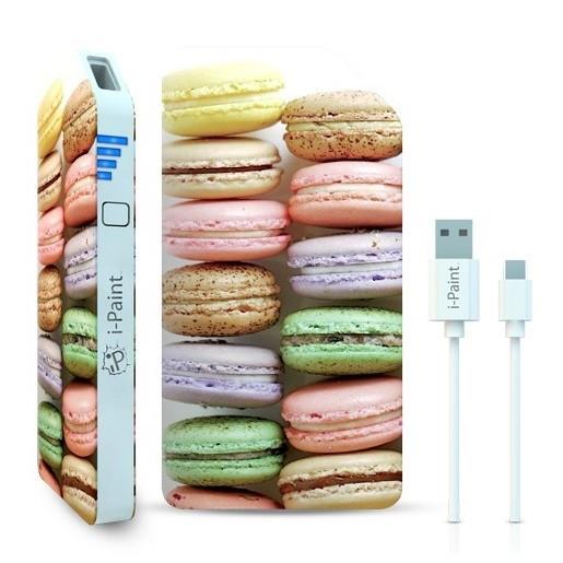 IPAINT PowerBank 3000 mAh Cellular Line iPaint universale fantasia macarons